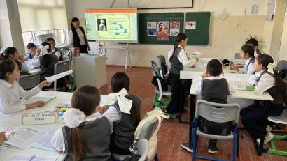 «Күш атасы – Қажымұқан» тақырыбында ашық сабақ