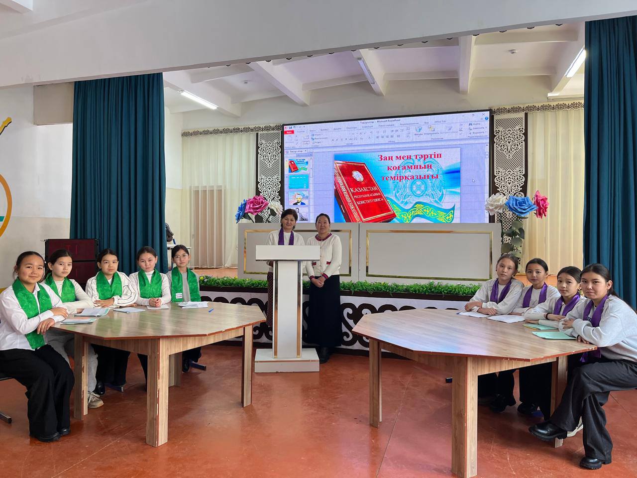  «Заң және тәртіп – қоғамның темірқазығы»  тақырыбында дебаты