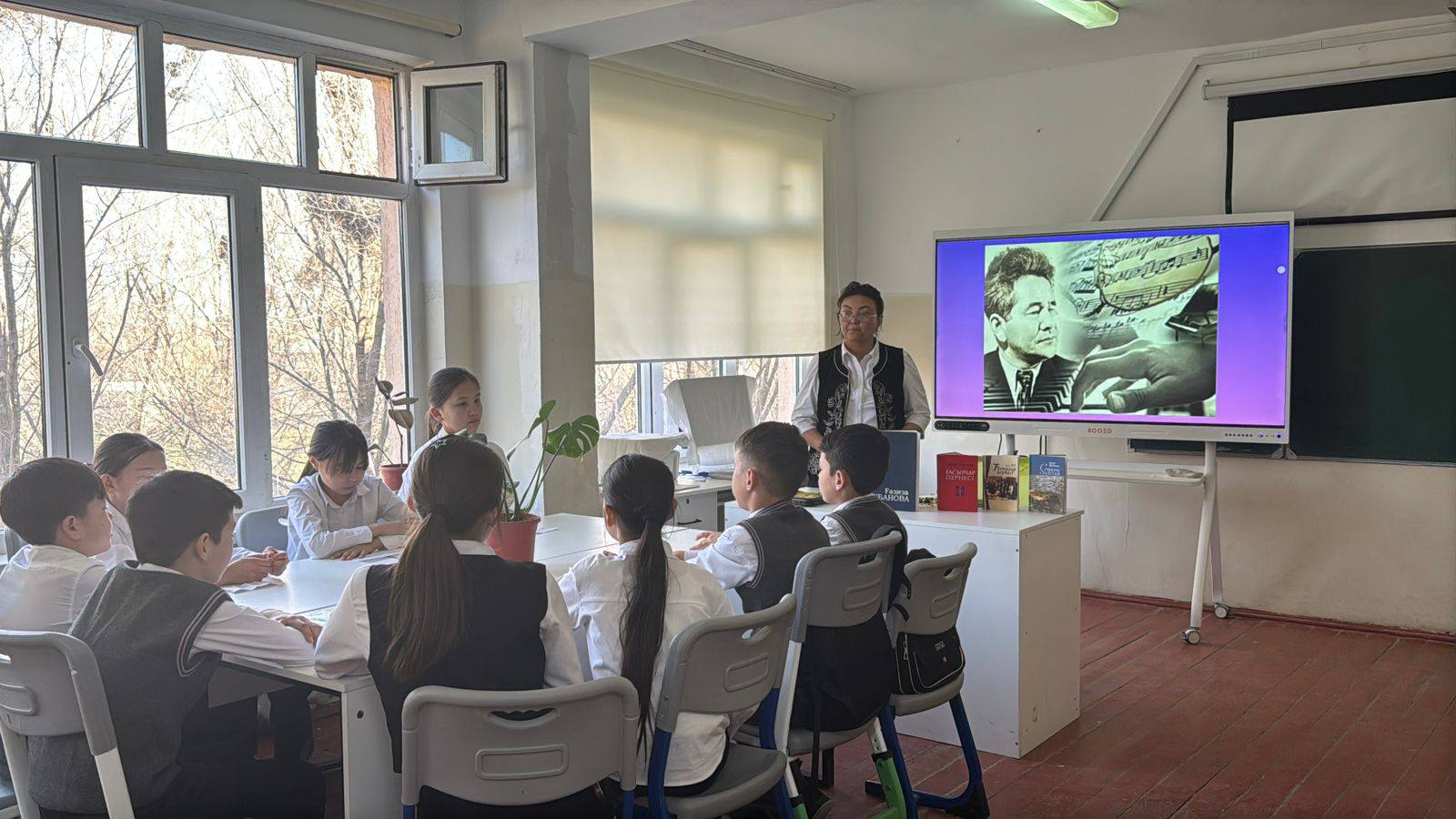 "Оқитын сынып"  жобасы  Ахмет Жұбановтың туғанына 120 жыл толуына орай"Саз әлемінің сардары"такырыбында